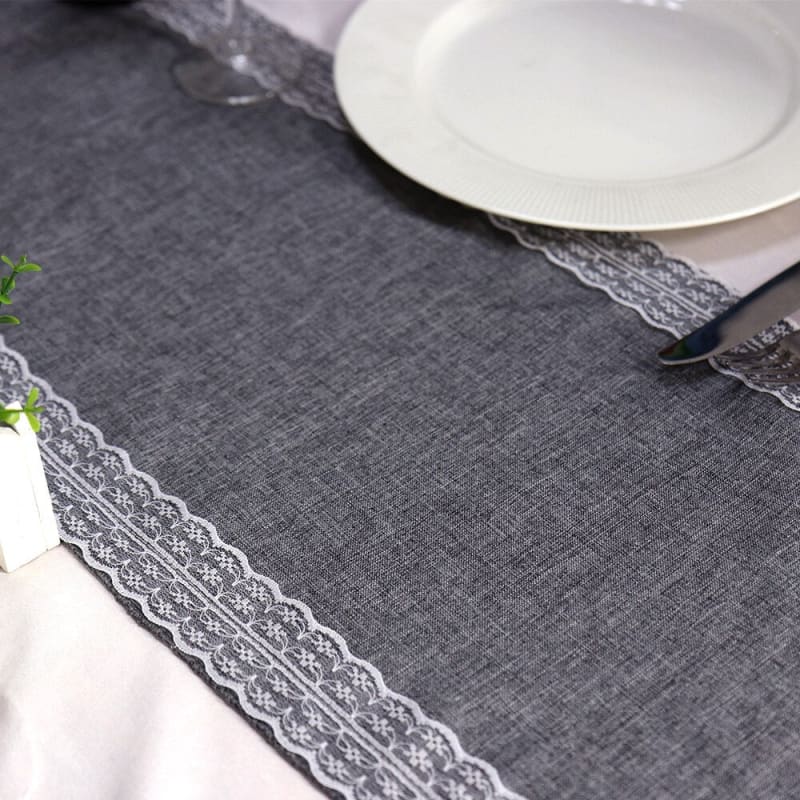 Chemin de table toile de jute pour noël - Noel