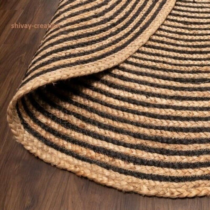 Grand tapis rond jute grand, rond