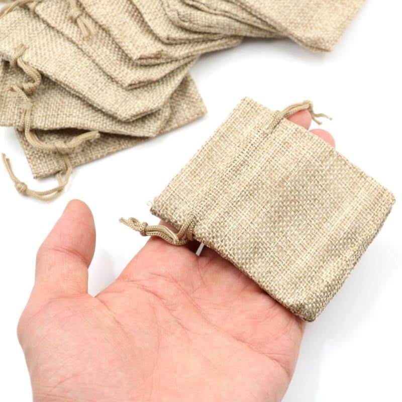 Mini sacs toile de jute (Lot de 10) - mini