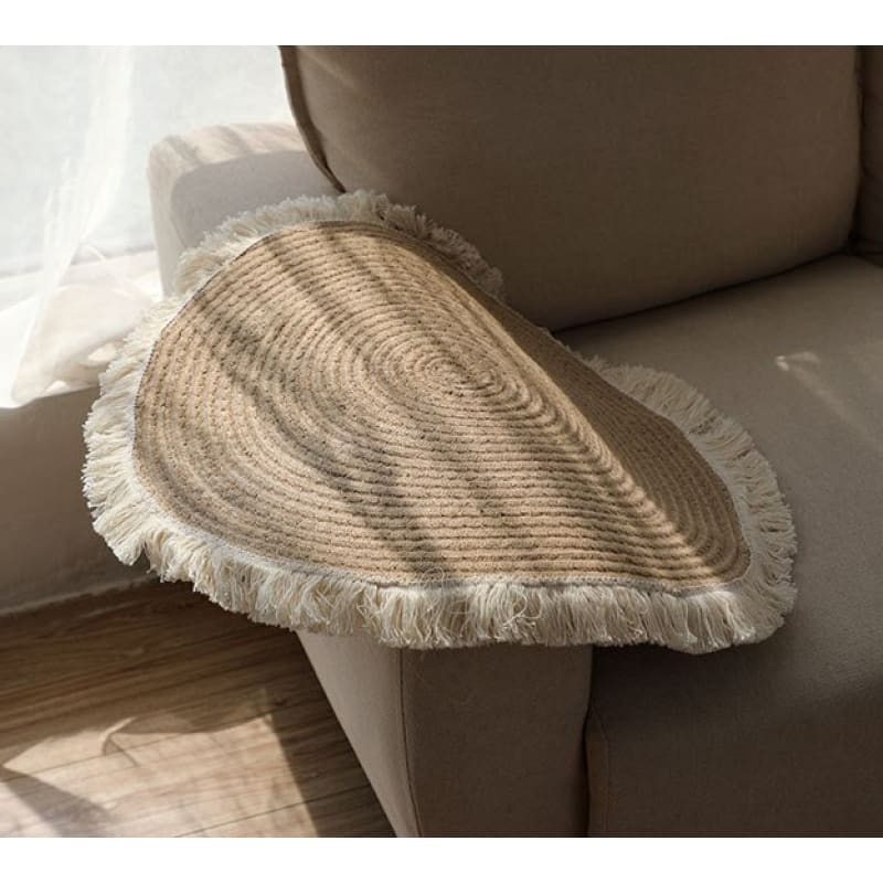 Petit tapis rond jute - doux, petit, rond