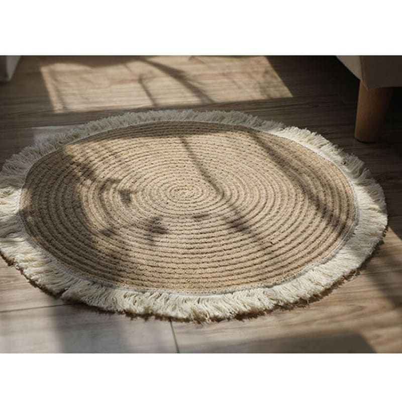 Petit tapis rond jute - doux, petit, rond