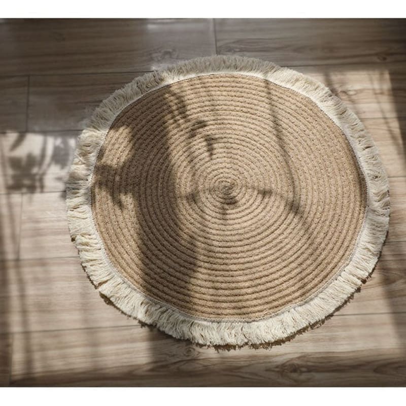 Petit tapis rond jute - doux, petit, rond