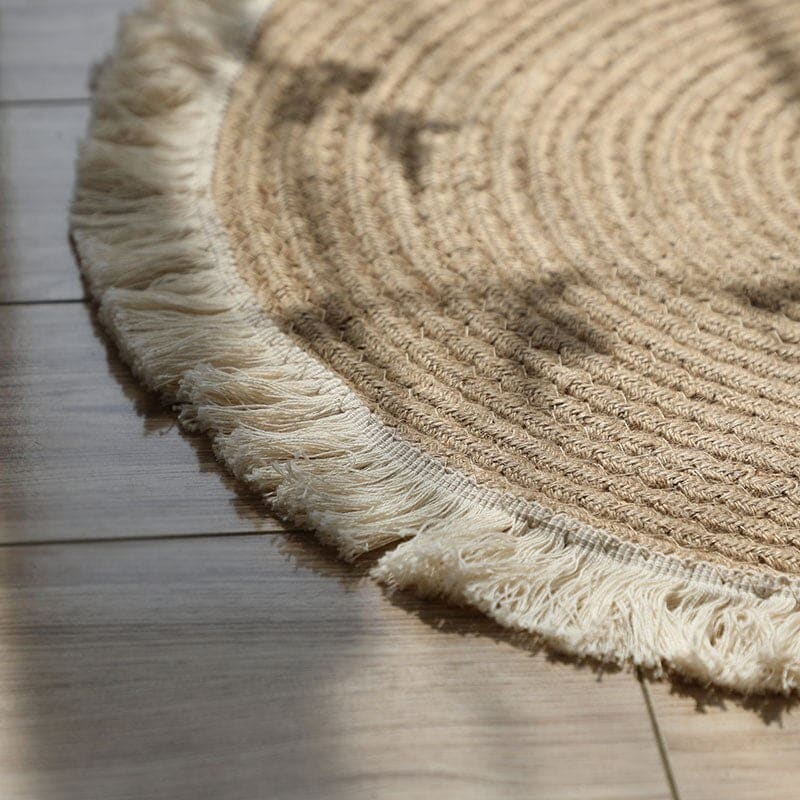 Petit tapis rond jute - doux, petit, rond