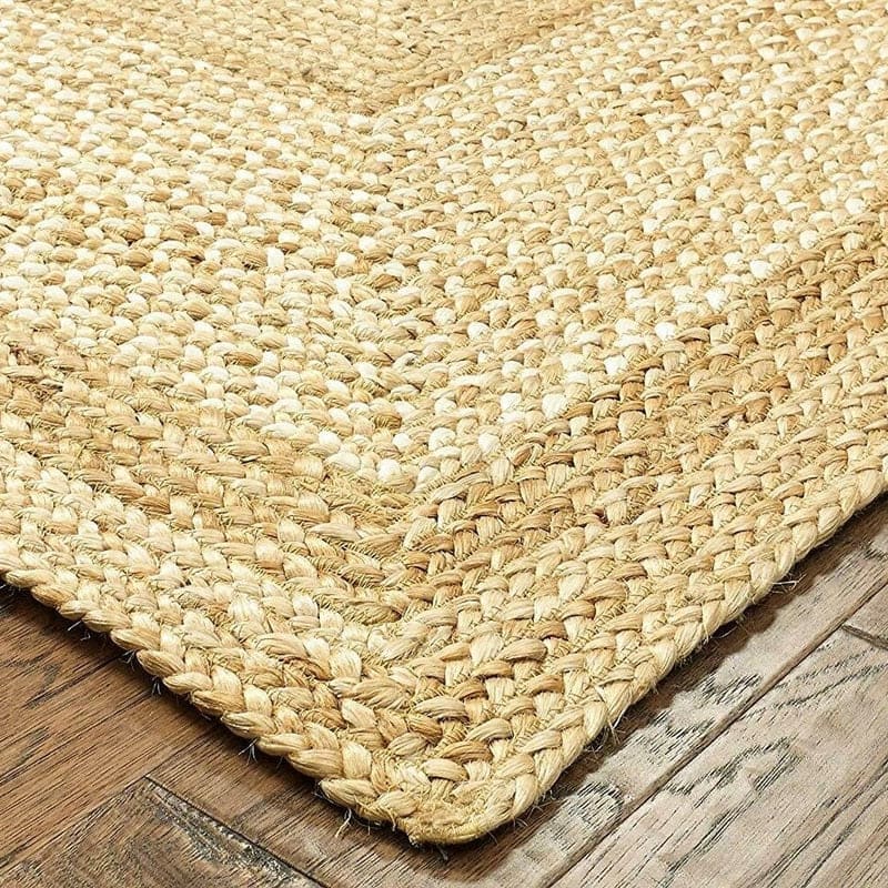 Tapis jute doré rectangulaire - doré, rectangulaire