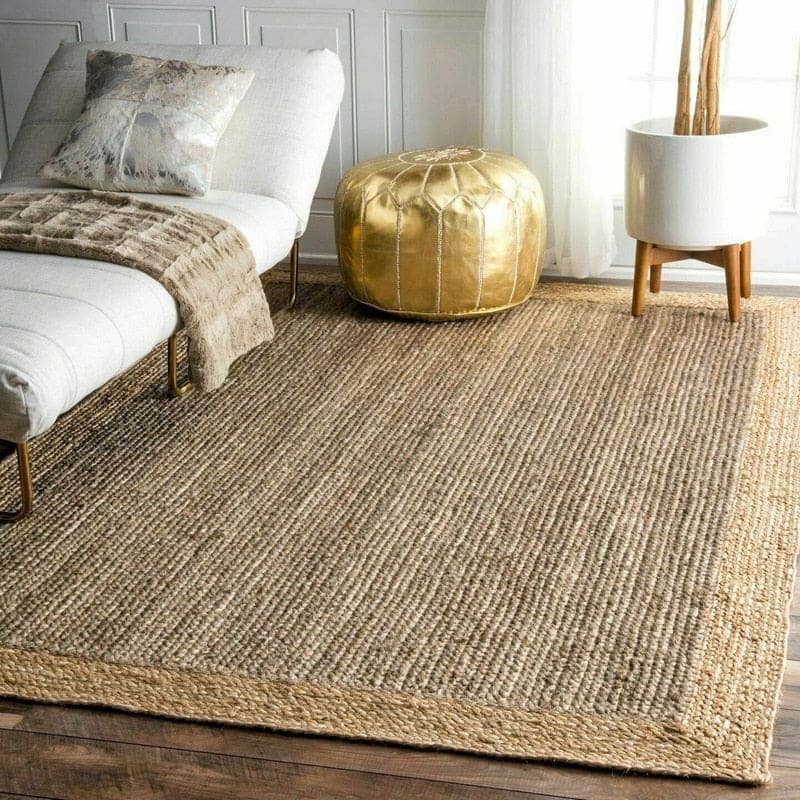 Tapis jute naturel rectangulaire - naturel, rectangulaire