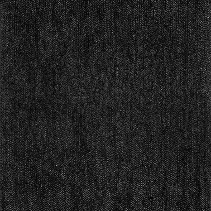 Tapis jute rectangulaire noir - noir, rectangulaire