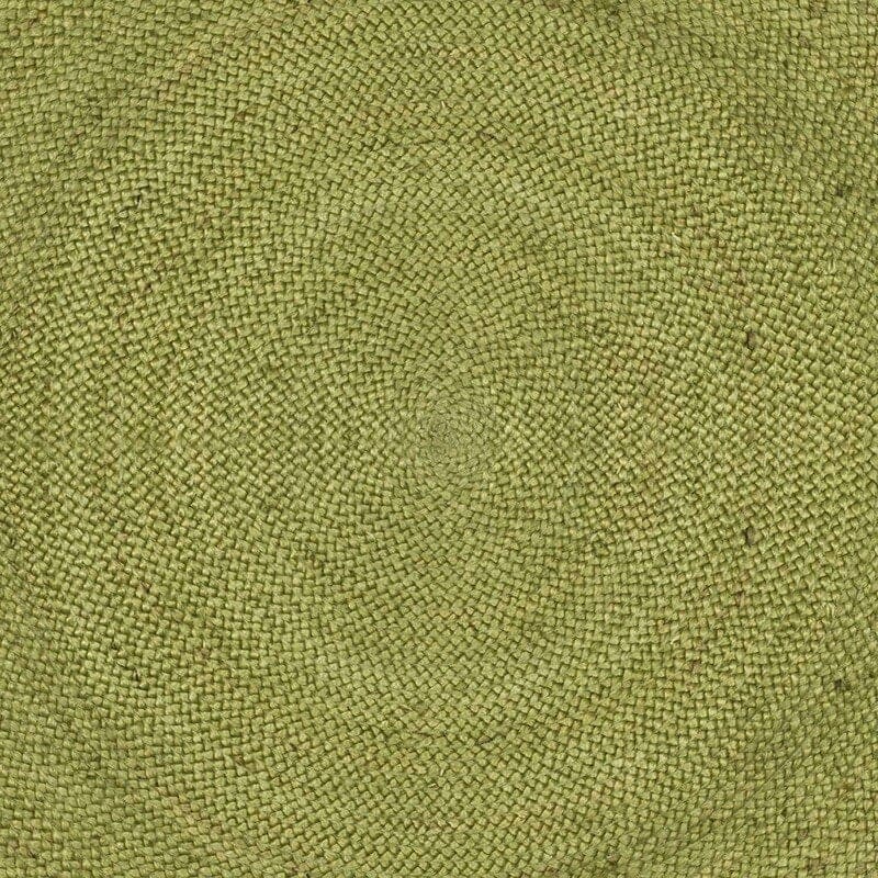 Tapis rond jute vert - rond