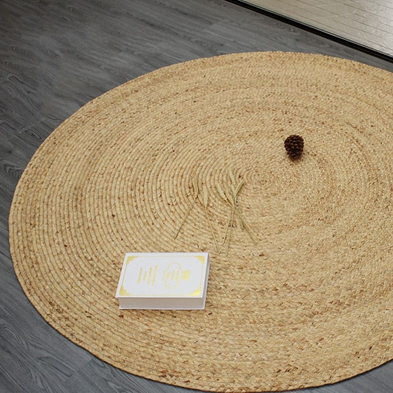 Tapis salon rond jute salon