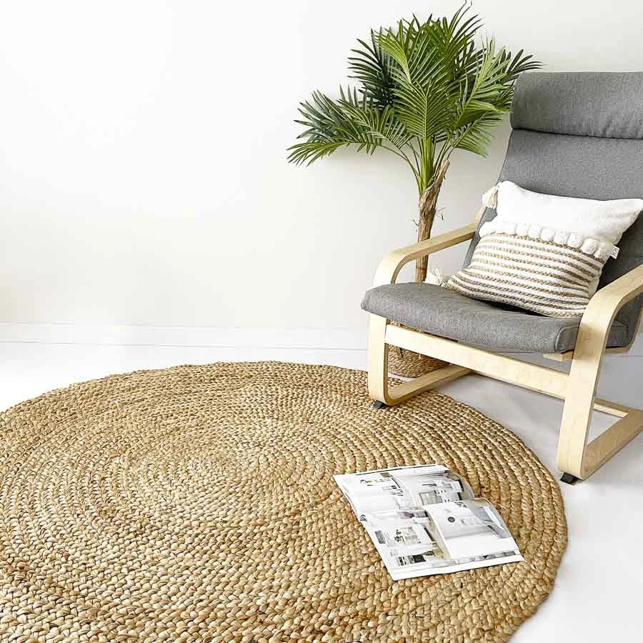 tapis en jute rond