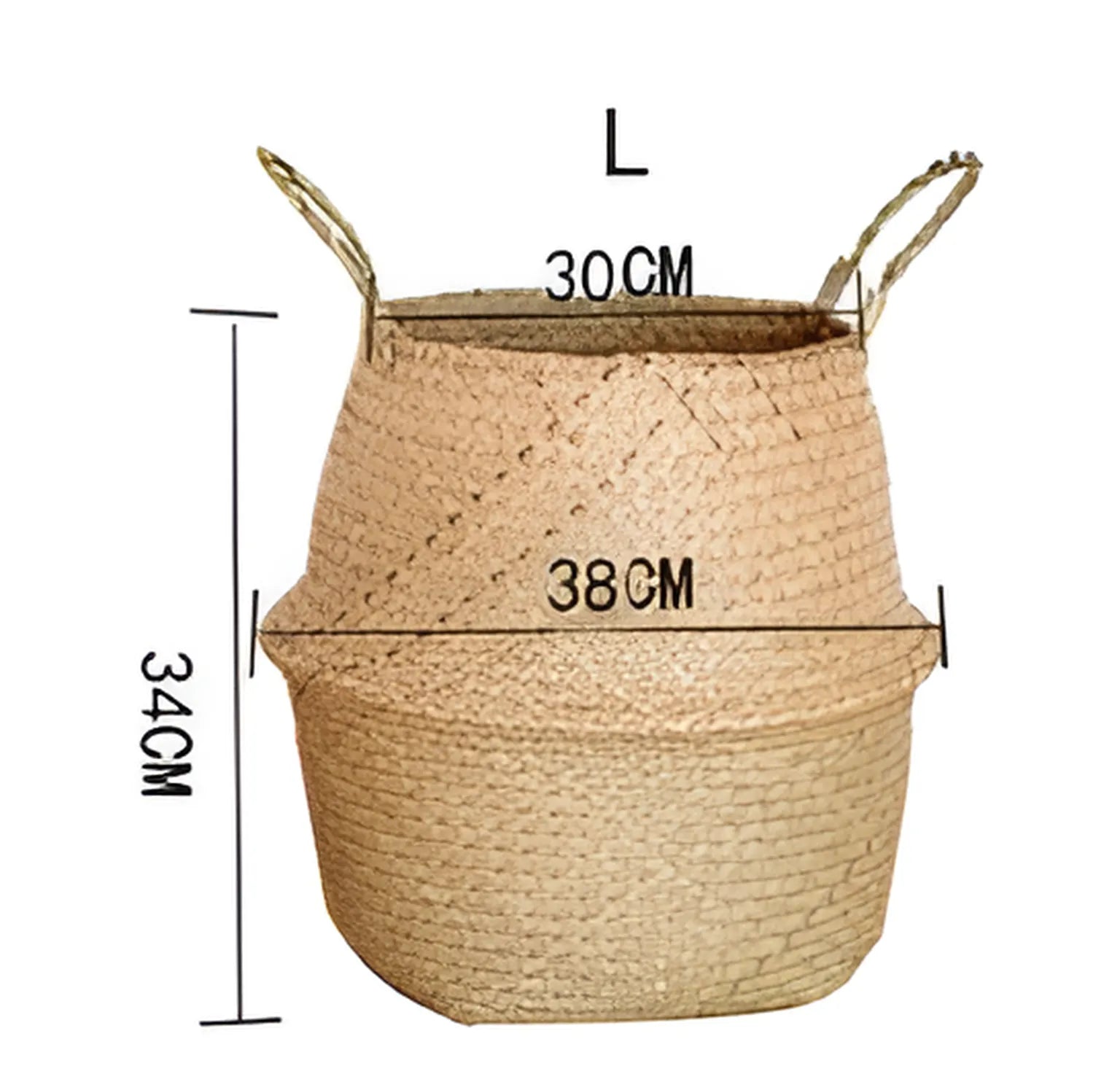 Cache pot Souple en Jute