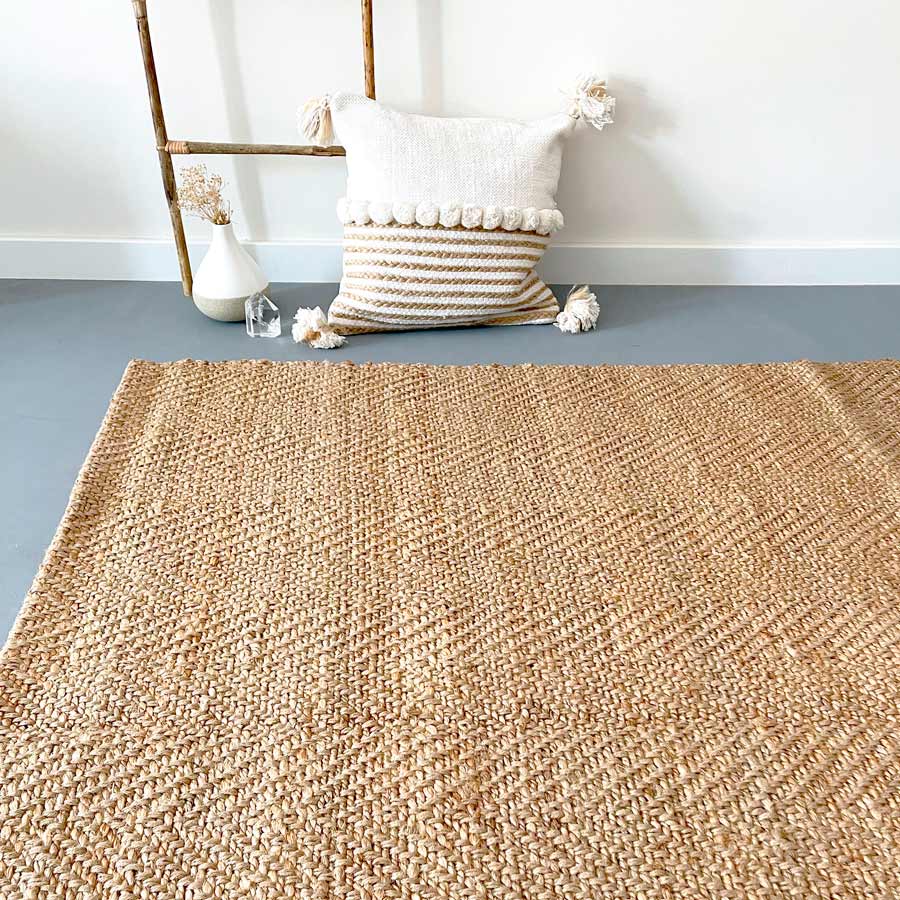 Grand tapis en jute - grand