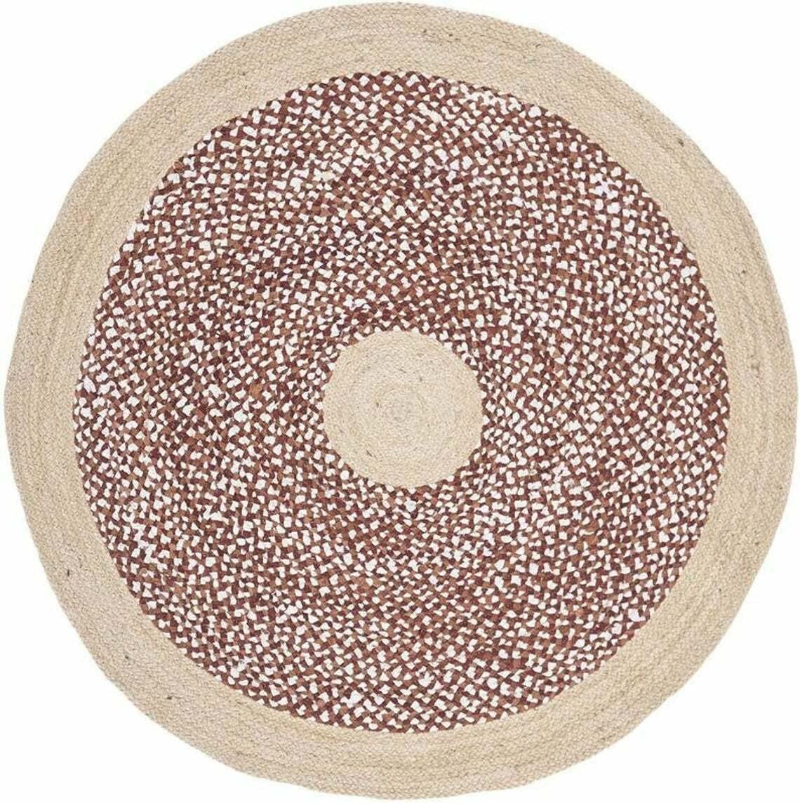 Grand tapis rond jute - Ameublement et décoration,