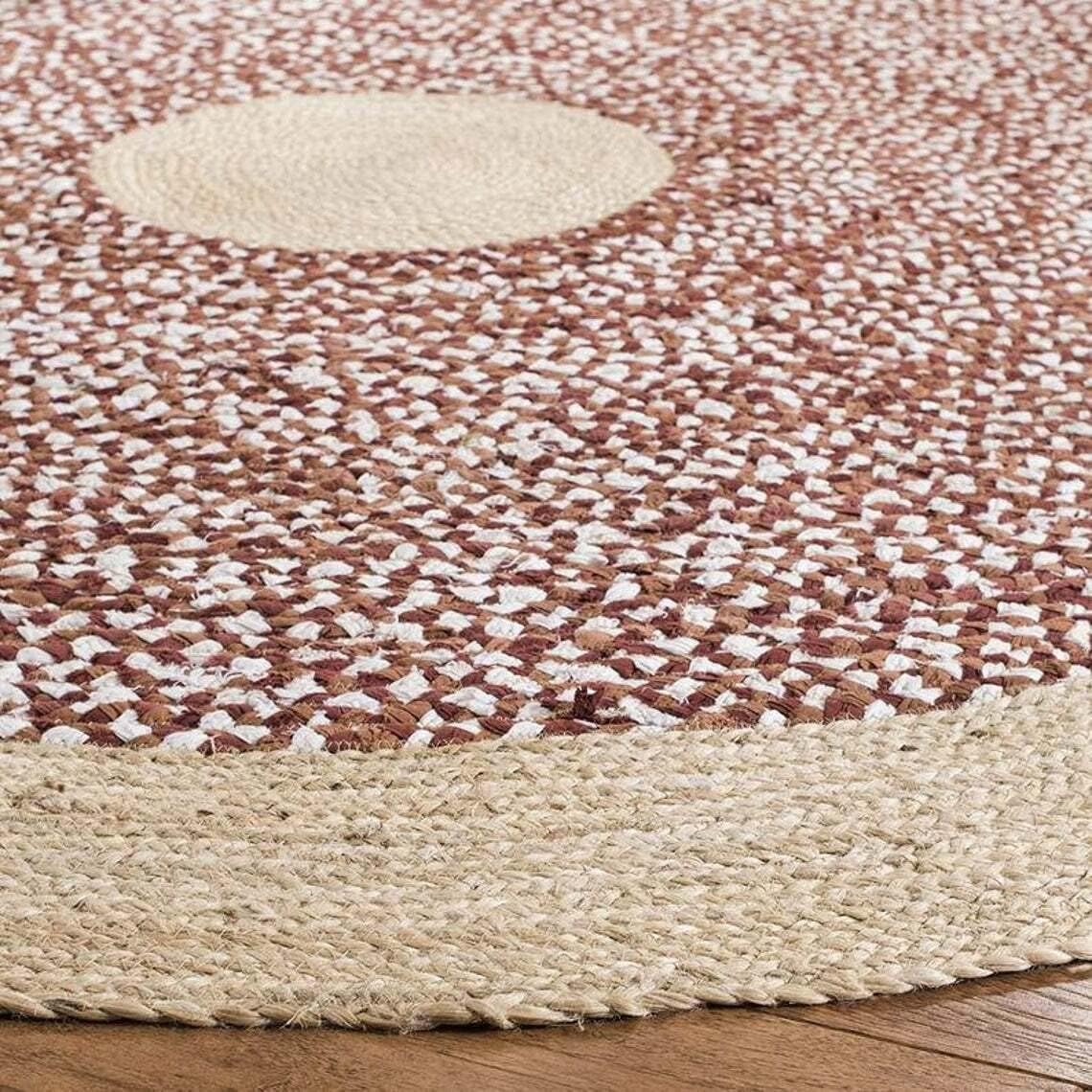 Grand tapis rond jute - Ameublement et décoration,