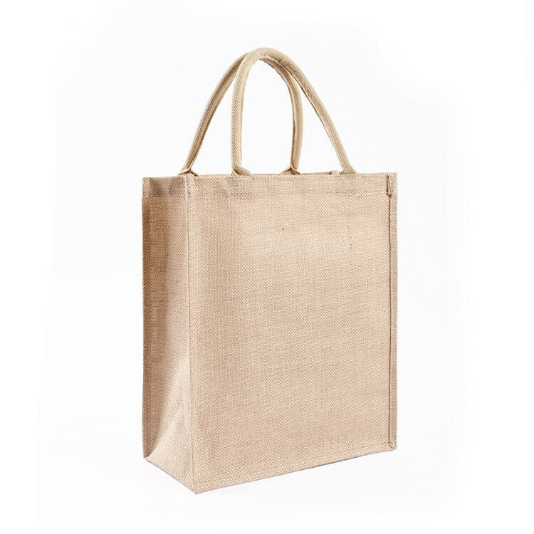 Sac en toile de jute personnalisable - personnalisable