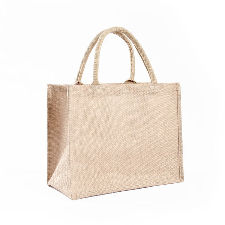 Sac en toile de jute personnalisable - personnalisable