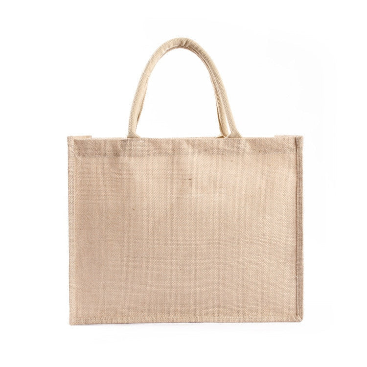 Sac en toile de jute personnalisable - personnalisable