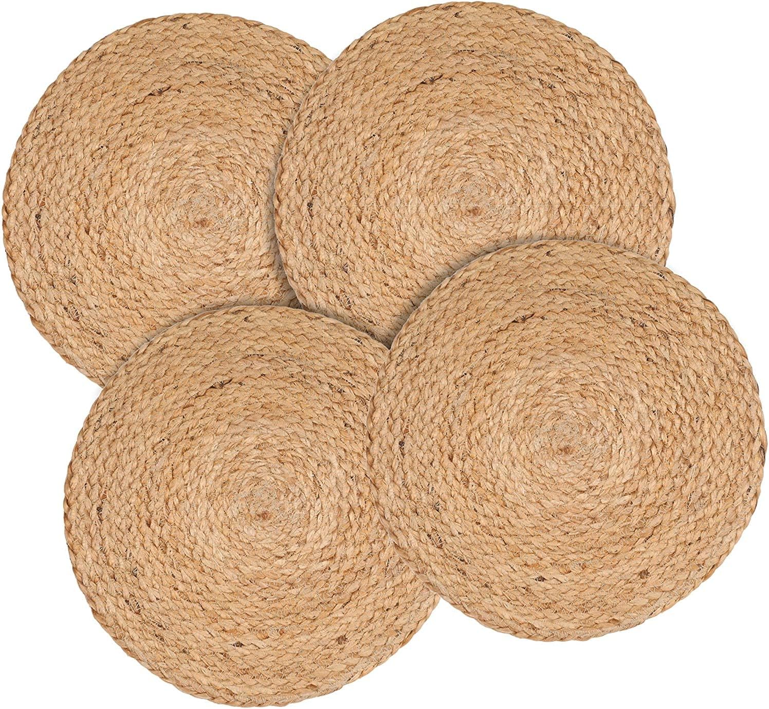 Tapis de Table Rond Jute 35cm