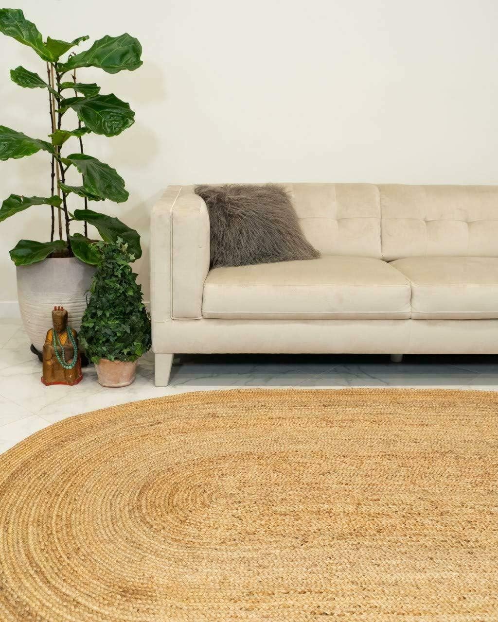 Tapis en jute naturel - Ameublement et décoration,