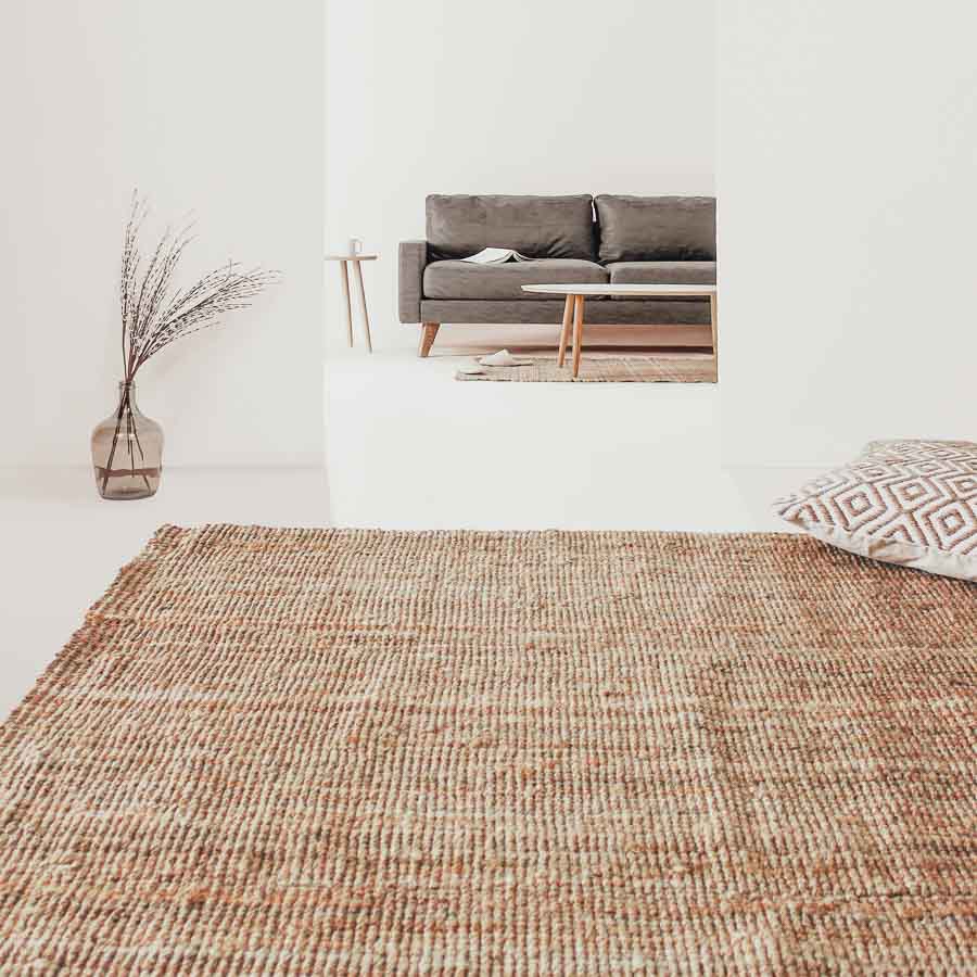 Tapis en jute rectangulaire - couloir