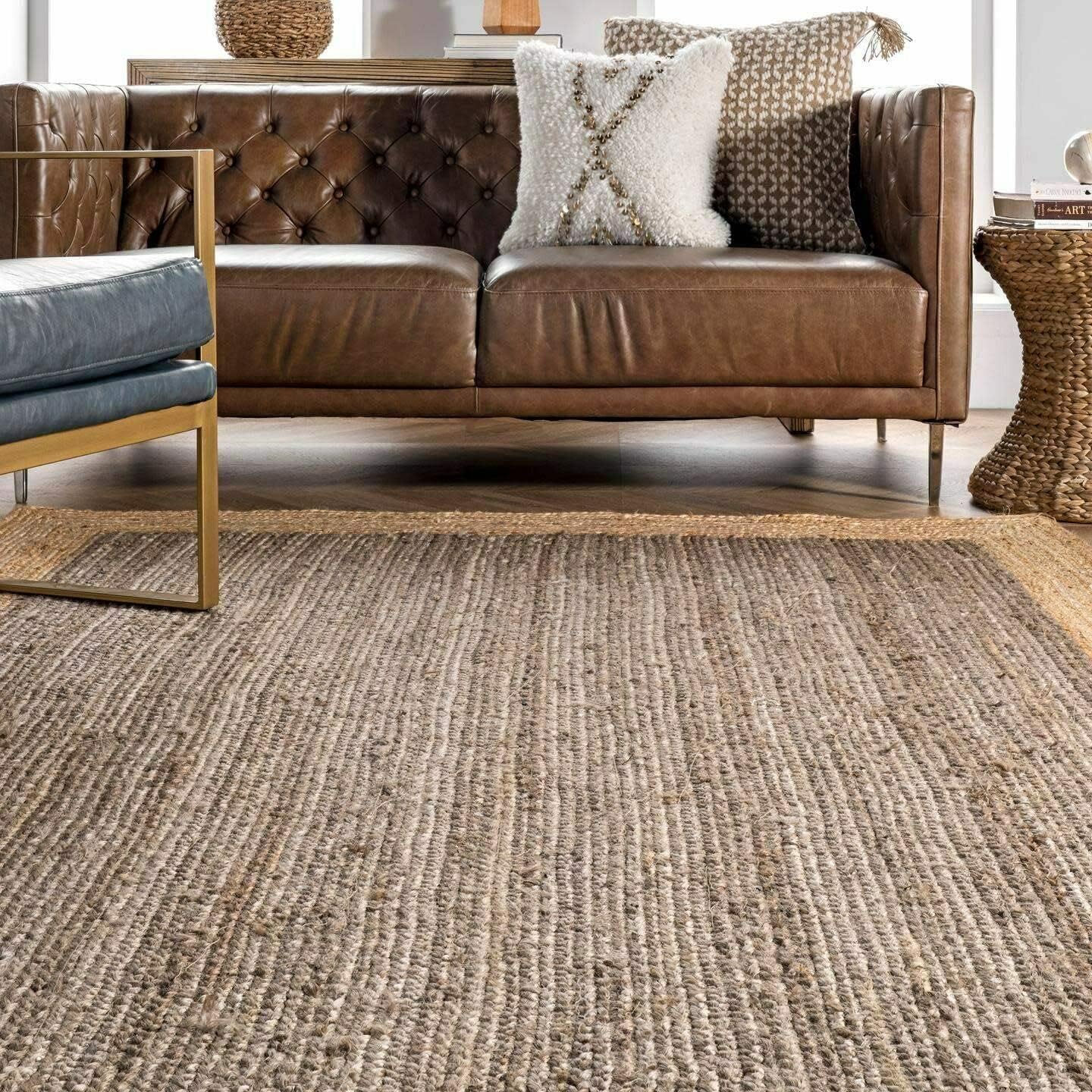 Tapis jute salon - Ameublement et décoration, coussinets