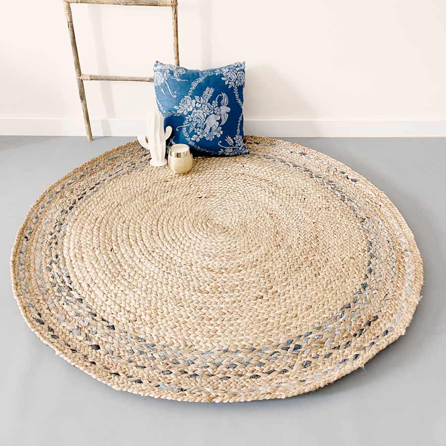 Tapis rond jute 120 cm - rond