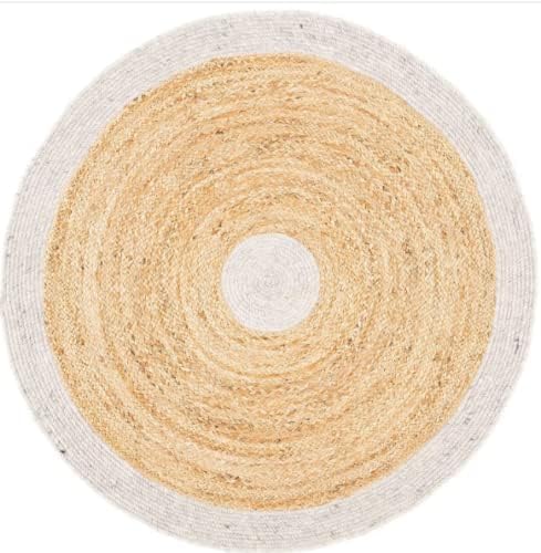 Tapis rond toile de jute - Ameublement et décoration,