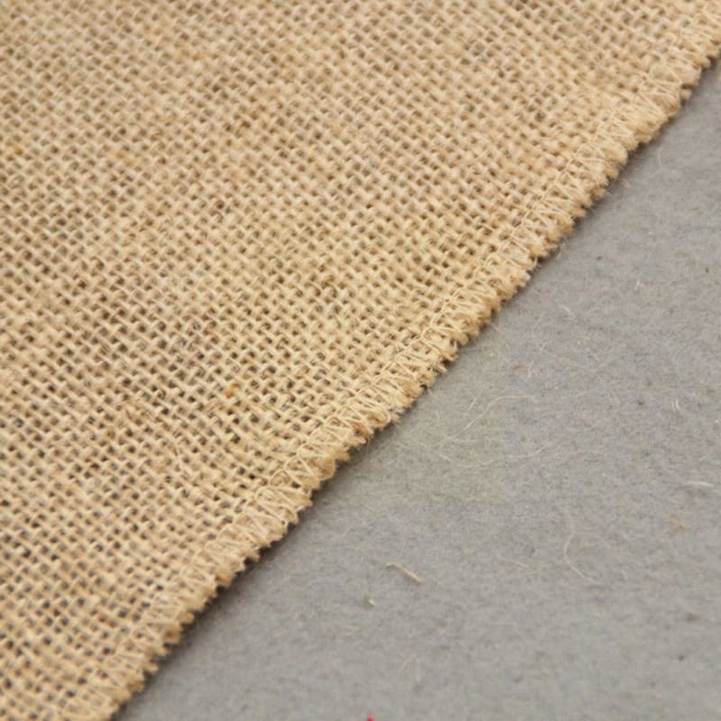 Chemin de table imitation toile de jute 180x30cm - imitation