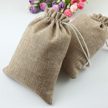 Sacs toile de jute vintage (Lot de 10) - vintage
