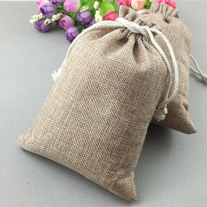 Sacs toile de jute vintage (Lot de 10) - vintage