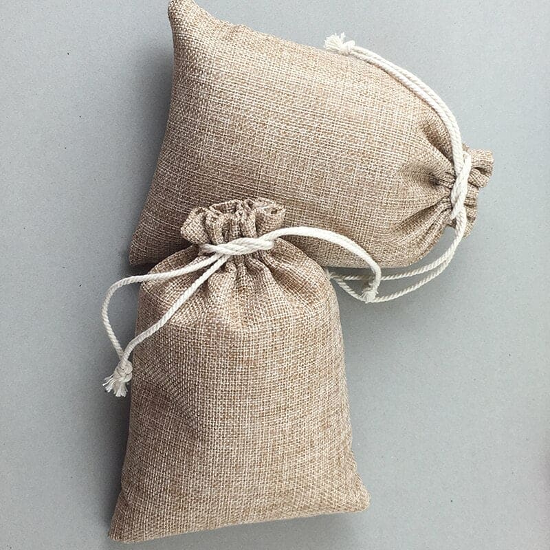 Sacs toile de jute vintage (Lot de 10) - vintage