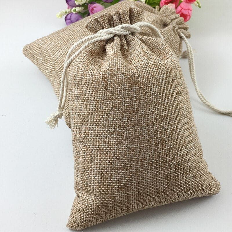 Sacs toile de jute vintage (Lot de 10) - vintage