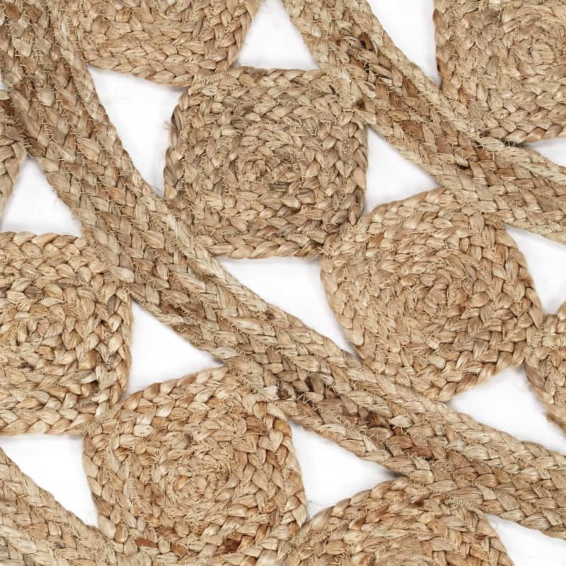 Tapis toile de jute rond
